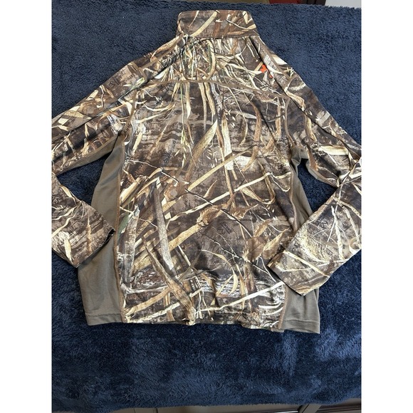Under Armour Scent Control Camo 1/4 Zip Pullover Men's Large Style 1259149 - Picture 4 of 7